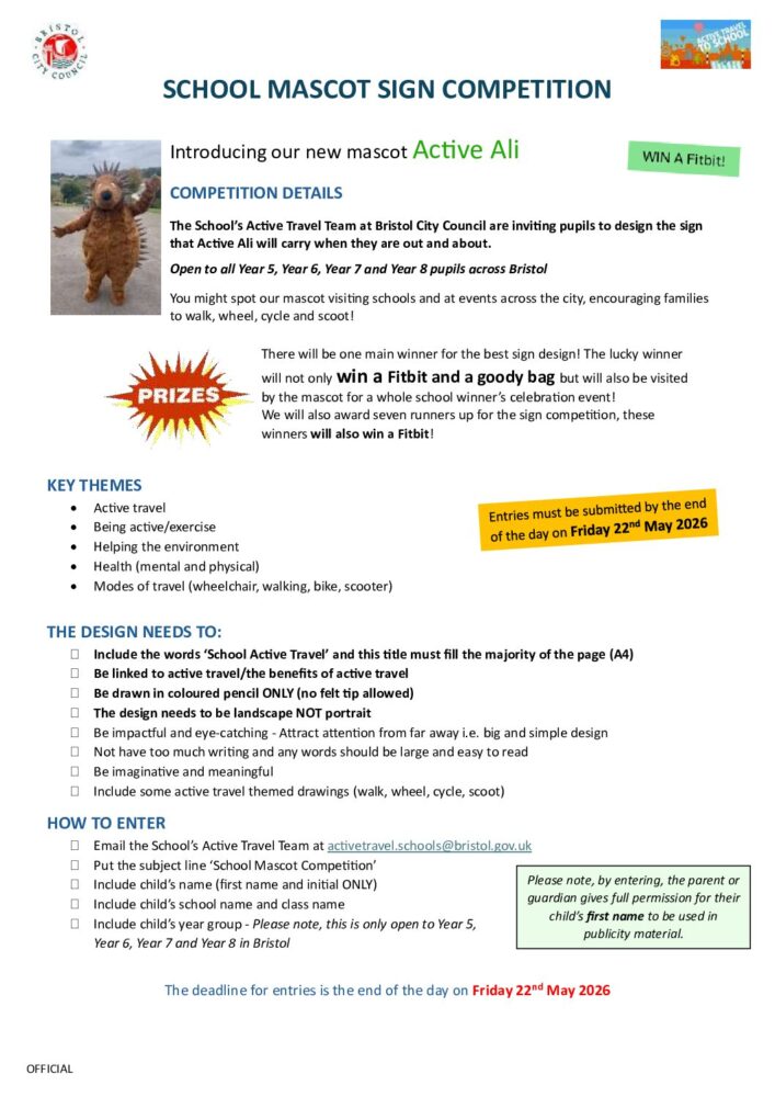 PDF Preview of Mascot Sign Competition